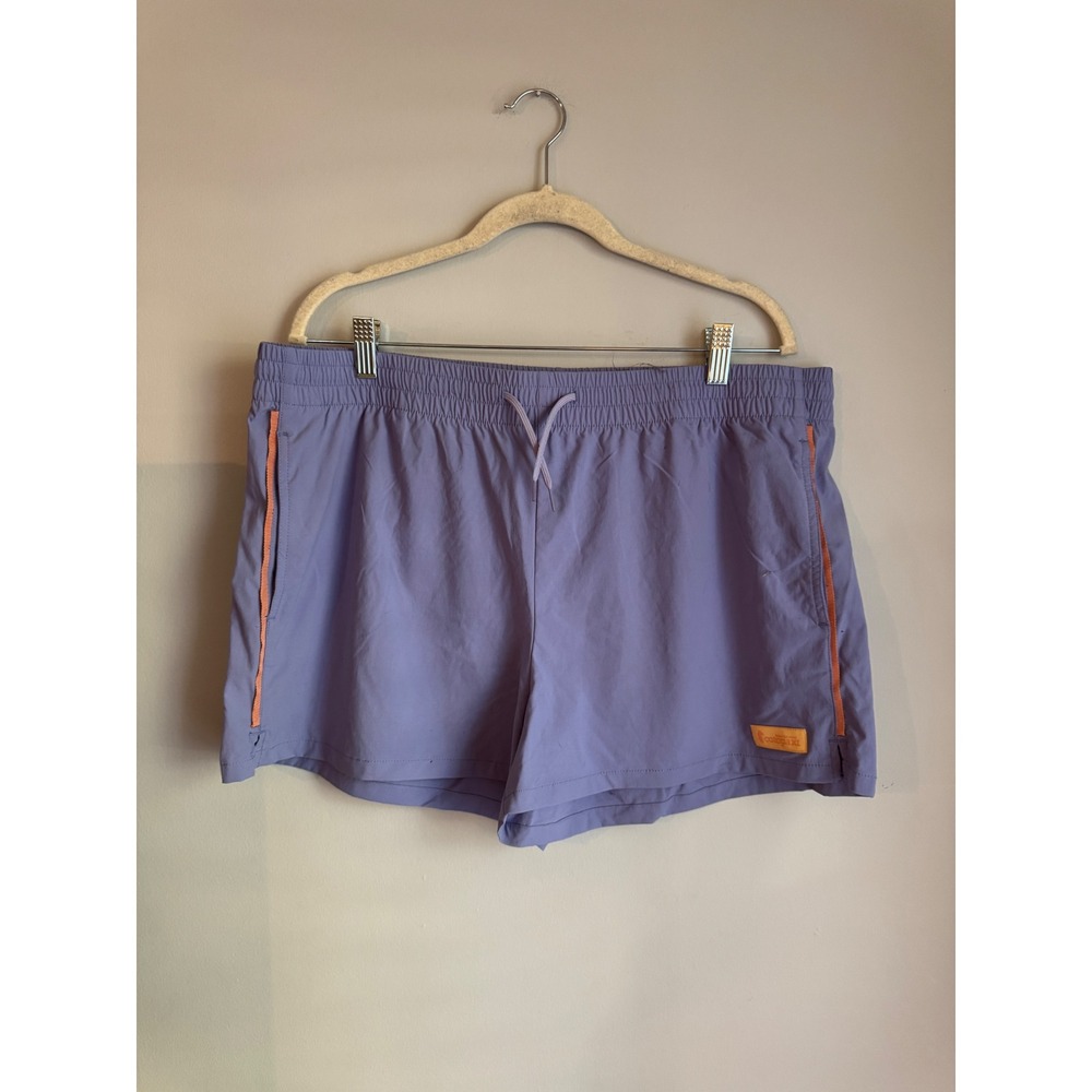 Cotopaxi Brinco Shorts Womens XL Purple Orange Trim Hiking Athletic Outdoor